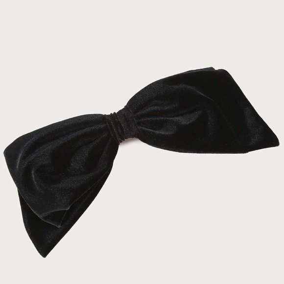 BEAUTIFUL LARGE VELVET BOW HAIR CLIP - Picture 2 of 11